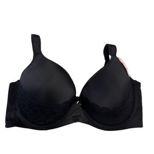 NWT Angelina Black Bra, Size 42DDD